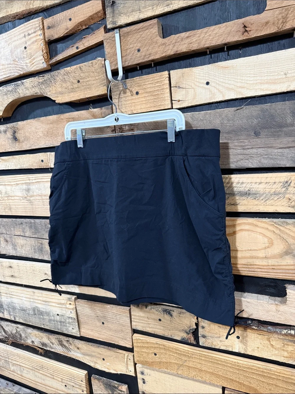 Columbia Black Anytime Casual Skort with side ties Size‎ XXL